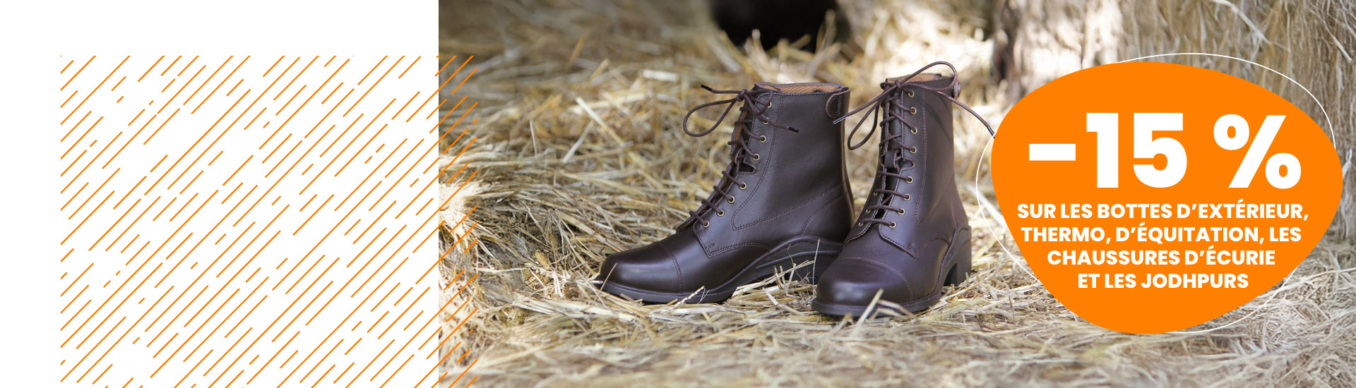 15% laarzen & schoenen