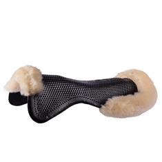 Amortisseur en gel et peau de mouton Dri-Lex Sheepskin BR Noir