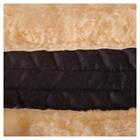 Amortisseur Fourrure de mouton Canal vertébral libre BR Noir-beige