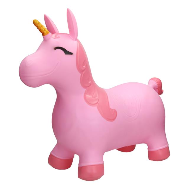 Ballon sauteur Special Unicorn Epplejeck Rose