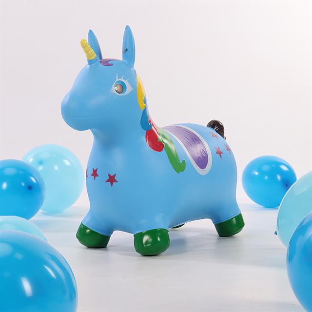 Ballon sauteur Unicorn Epplejeck  Bleu