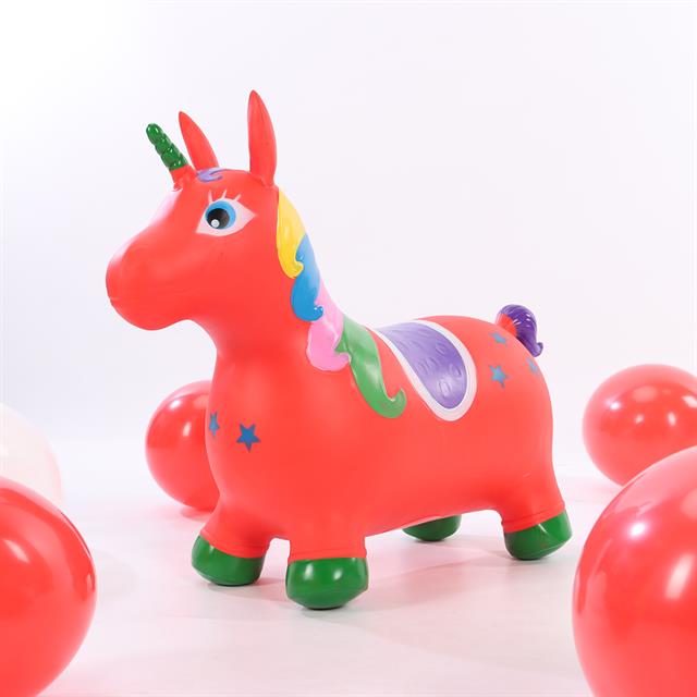 Ballon sauteur Unicorn Epplejeck  Rouge