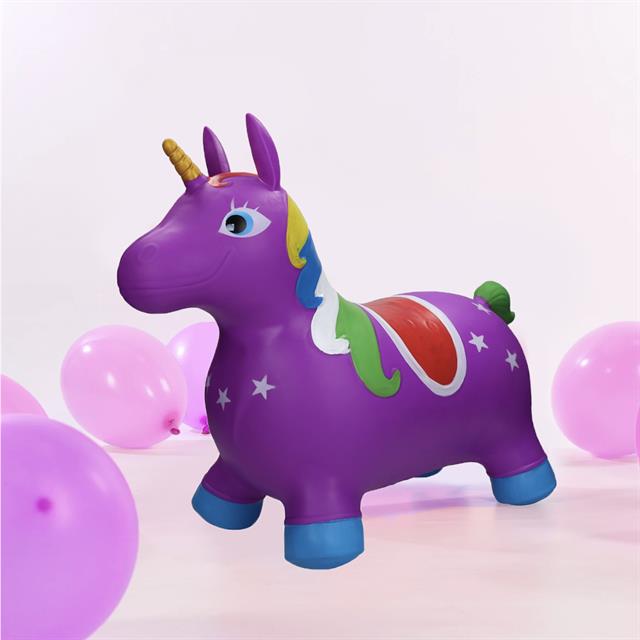 Ballon sauteur Unicorn Epplejeck  Violet