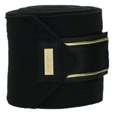 Bandes de polo Black Gold Equestrian Stockholm Noir-doré