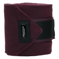 Bandes de polo Fleece Black Raven Equestrian Stockholm Violet