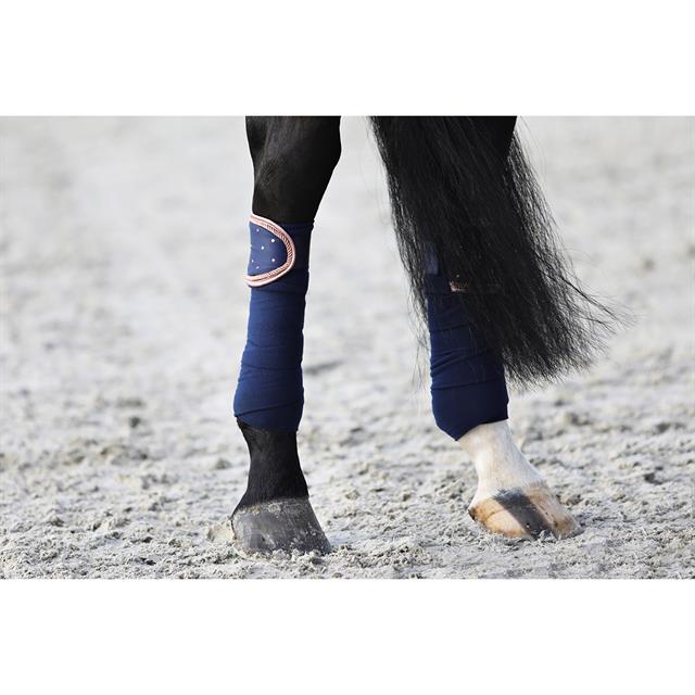 Bandes de polo HGAurum HORSEGEAR Bleu foncé