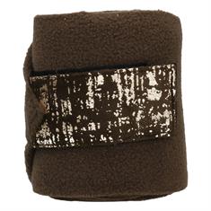 Bandes de polo HGVelvet Dapple Horsegear Marron