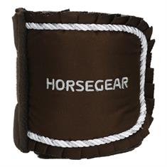 Bandes de polo Ruches 4-pack HORSEGEAR Marron foncé
