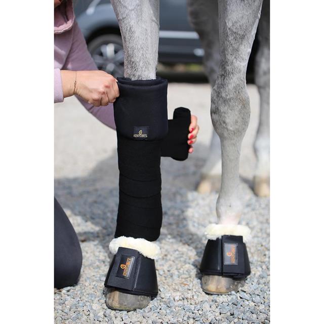 Bandes de polo Wool Kentucky Noir