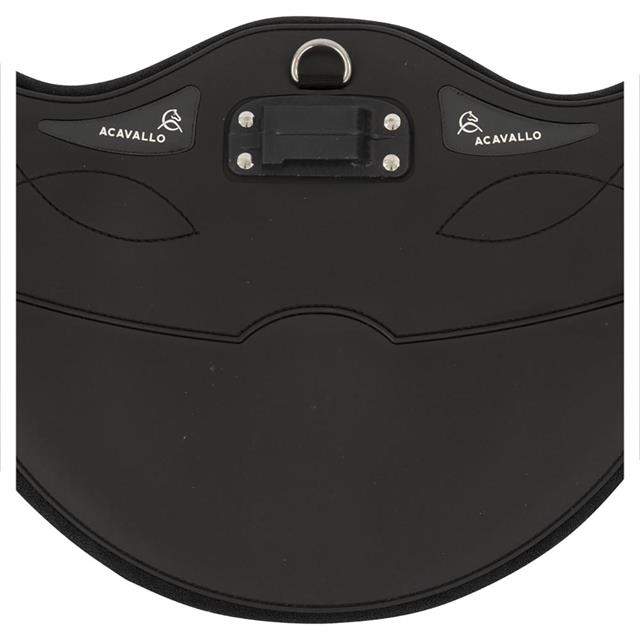 Bavette à sanglage court Comfort Gel Acavallo Noir