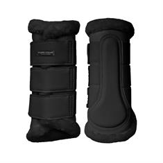 BEENBESCHERMERS EQUESTRIAN STOCKHOLM BLACK Noir-argenté
