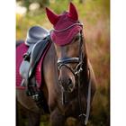 Bonnet anti-mouches Diamante Acoustic Soundless LeMieux Rouge foncé