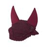 Bonnet anti-mouches Diamante Acoustic Soundless LeMieux Rouge foncé