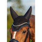 Bonnet anti-mouches HGGlittery Soundless HORSEGEAR Bleu foncé