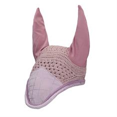 Bonnet anti-mouches HGVelvet Dot Horsegear Mauve clair