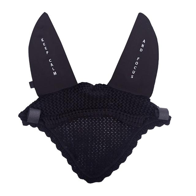 Bonnet anti-mouches Keep Calm And Focus Soundless QHP Noir