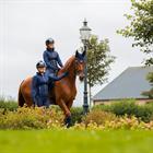 Bonnet anti-mouches Lagoon Blush Equestrian Stockholm Bleu foncé