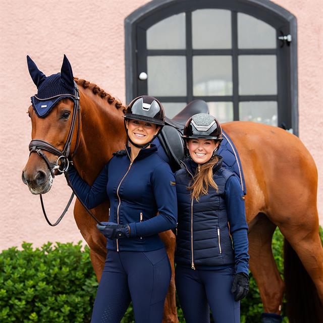 Bonnet anti-mouches Lagoon Blush Equestrian Stockholm Bleu foncé