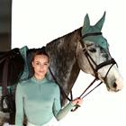 Bonnet anti-mouches Modern Mint Green Equestrian Stockholm Vert clair