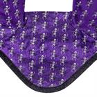 Bonnet anti-mouches squelette d'Halloween QHP Violet