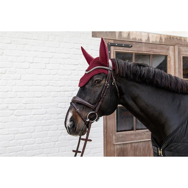 Bonnet anti-mouches Wellington Soundless Kentucky Rouge foncé