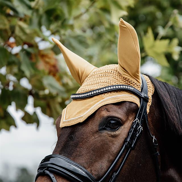 Bonnet anti-mouches Wellington Velvet Kentucky Jaune foncé