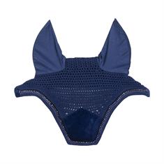 Bonnet anti-mouches Wellington Velvet Pearls Kentucky Bleu foncé
