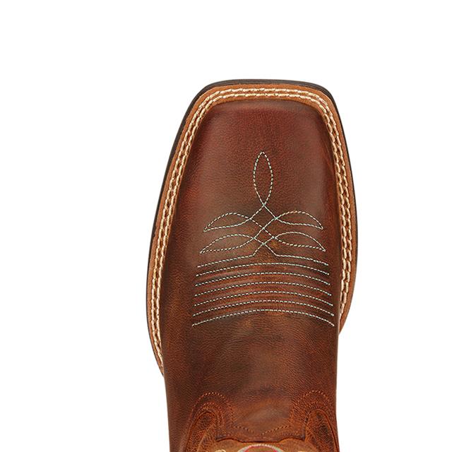 Bottes Cowboy Round Up Ryder Ariat Marron