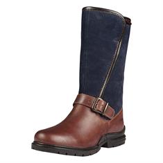 Bottes Outdoor Chesterfield Horka Bleu foncé-marron foncé