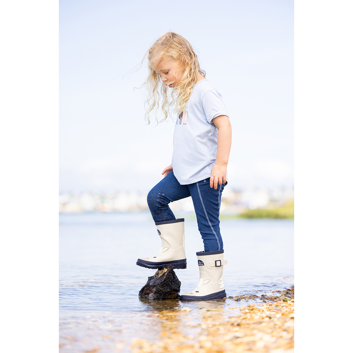 Bottes Puddle Pals Wellington LeMieux Popcorn Marron clair Epplejeck
