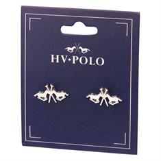 Boucles d'oreilles HVPLotta Logo HV POLO Argenté
