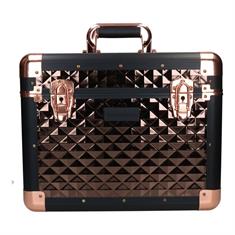 Boîte de pansage Glossy Hgdaimond HORSEGEAR Marron