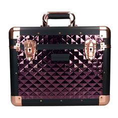 Boîte de pansage Glossy Hgdaimond HORSEGEAR Mauve foncé