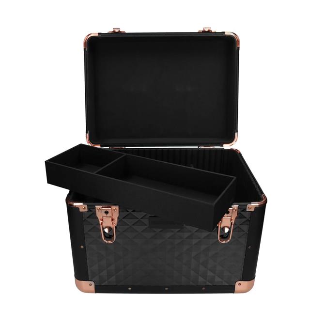 Boîte de pansage Glossy Hgdaimond HORSEGEAR Noir
