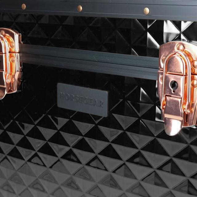 Boîte de pansage Glossy Hgdaimond HORSEGEAR Noir