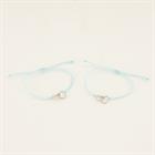 Bracelet Friends PaardenpraatTV Bleu clair