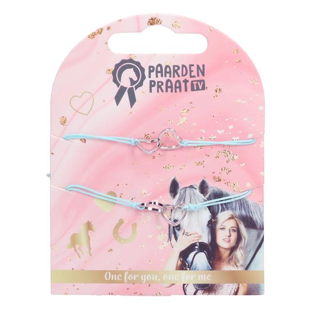 Bracelet Friends PaardenpraatTV Bleu clair