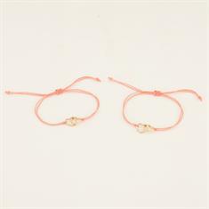 Bracelet Friends PaardenpraatTV Rose