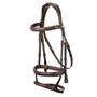 Bridon Kudos Double Noseband LeMieux Marron-doré