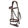 Bridon Kudos Double Noseband LeMieux Marron-doré