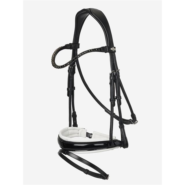 Bridon Kudos Dressage Lak LeMieux Noir-blanc