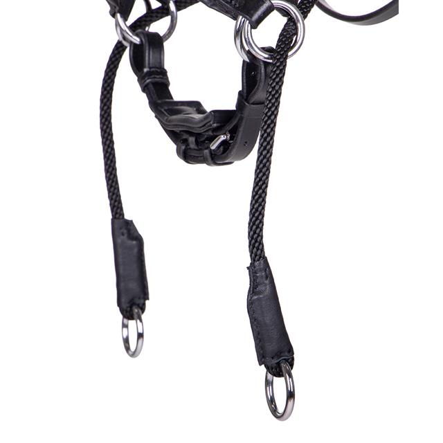 Bridon sans-mors Thunderbolt QHP Noir
