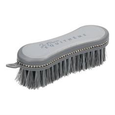 Brosse de tête Je t'aime Strass Equithème Gris