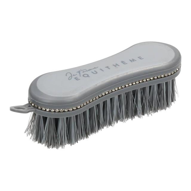 Brosse de tête Je t'aime Strass Equithème Gris