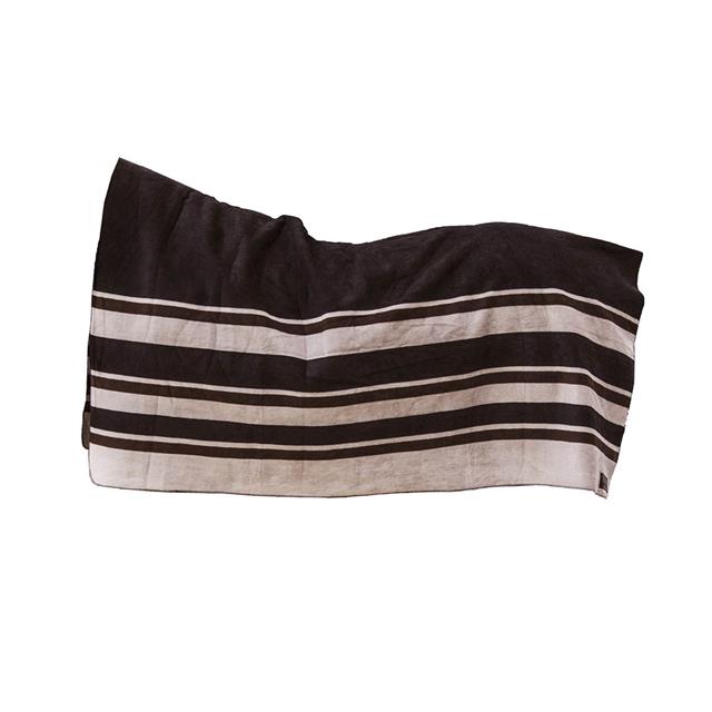 Carré polaire séchant Heavy Stripes Kentucky Marron-Marron clair
