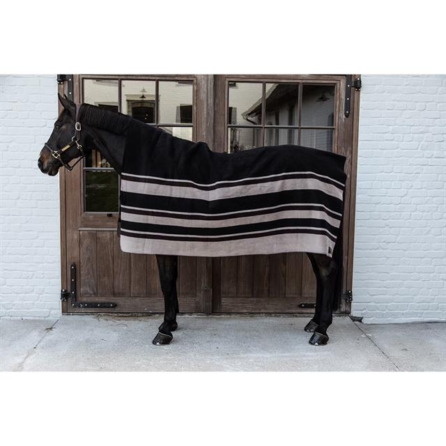 Carré polaire séchant Heavy Stripes Kentucky Marron-Marron clair