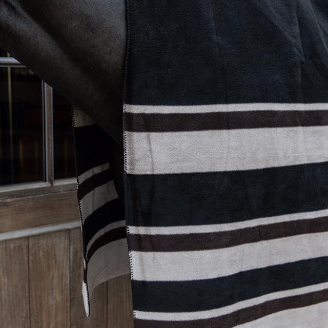Carré polaire séchant Heavy Stripes Kentucky Marron-Marron clair