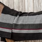 Carré polaire séchant Heavy Stripes Kentucky Noir-gris