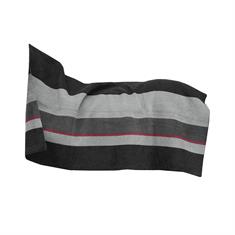 Carré polaire séchant Heavy Stripes Kentucky Noir-gris