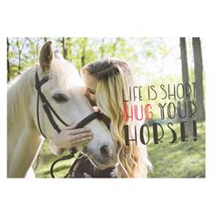 Carte Postale Hug Your Horse